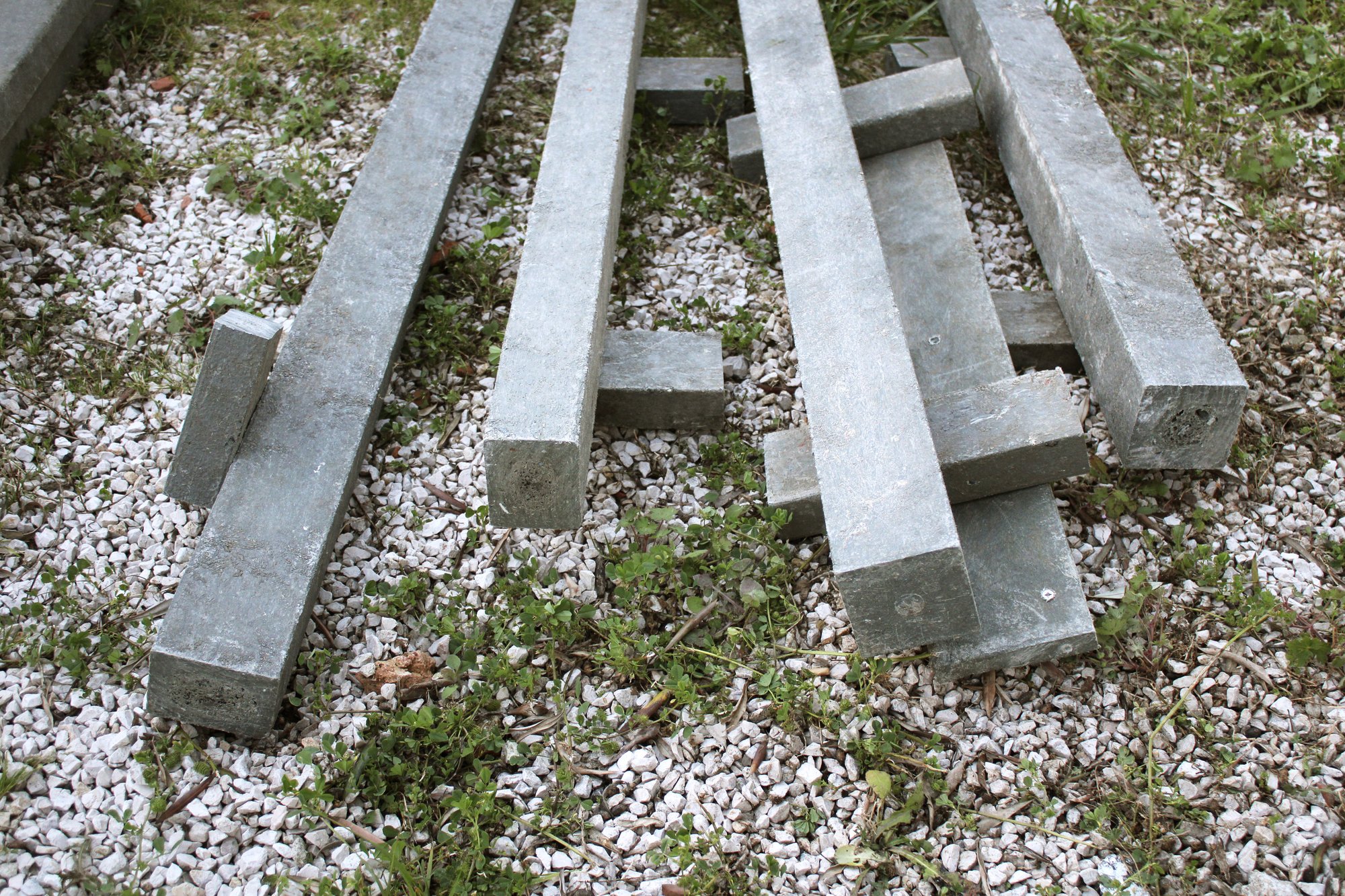 Barrotes de plástico reciclado