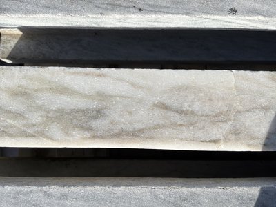 Pastilhas mármore / ? - Mármore branco veios cinzas
